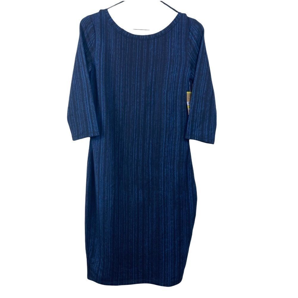 Rachel Roy NWT Slate blue dress 3/4 sleeve